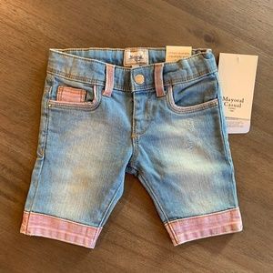 New Mayoral Baby Girl Denim Shorts 9M 18M 24M
